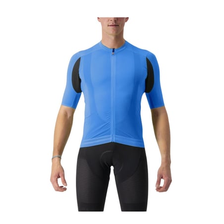 Castelli Superleggera 3 Kurzarmtrikot Blau Schwarz