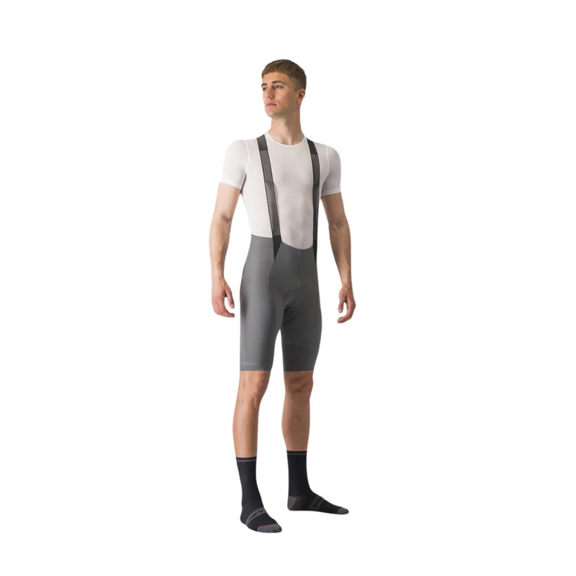 Castelli Free Aero RC Grau Trägerhose