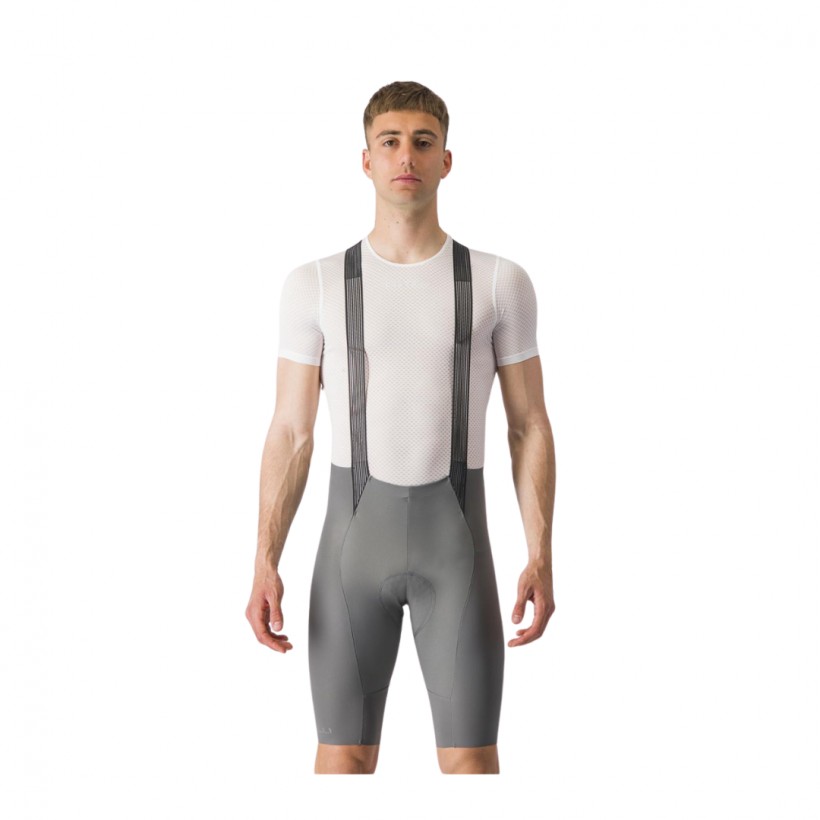 Castelli Free Aero RC Grey Bib Shorts