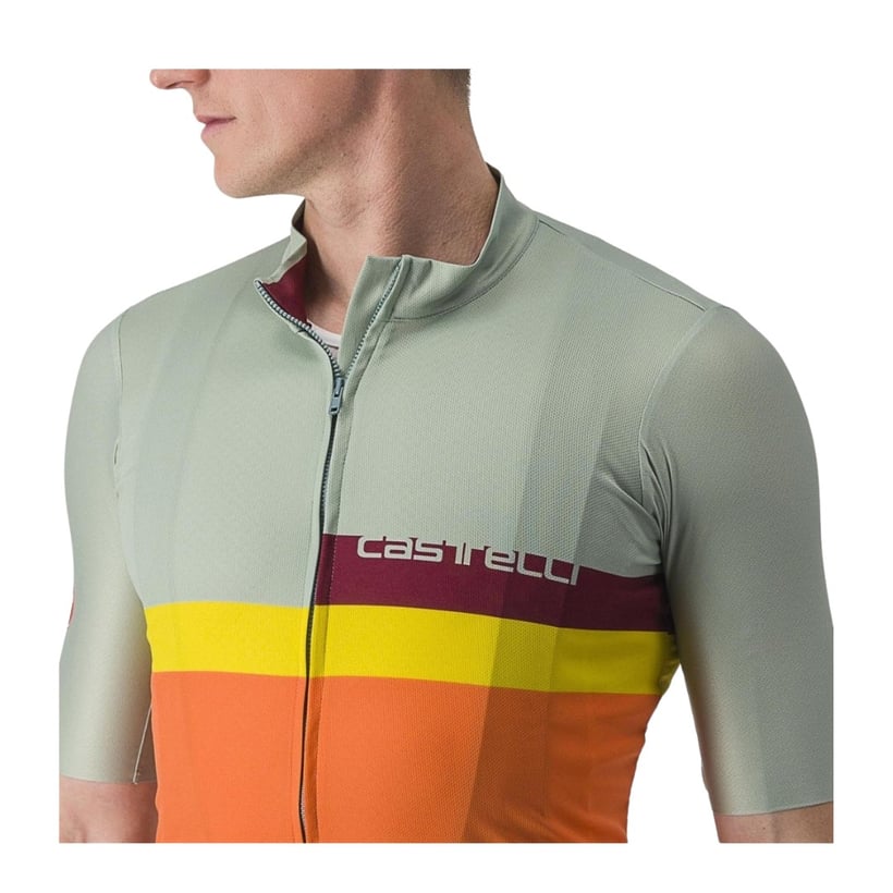 Castelli Maglia Ciclismo Entrata Vi Red/Bordeaux Uomo - Acquista online