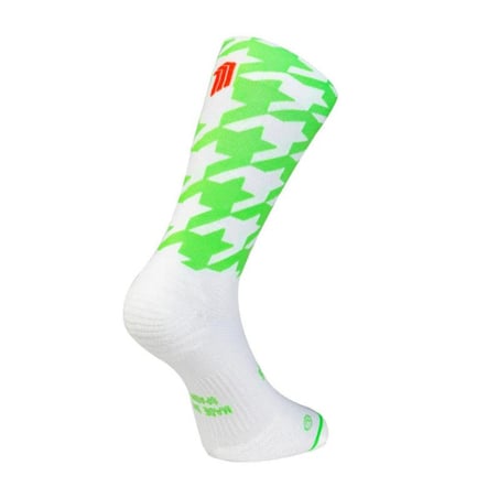 Meias Sporcks Flow Green branco verde