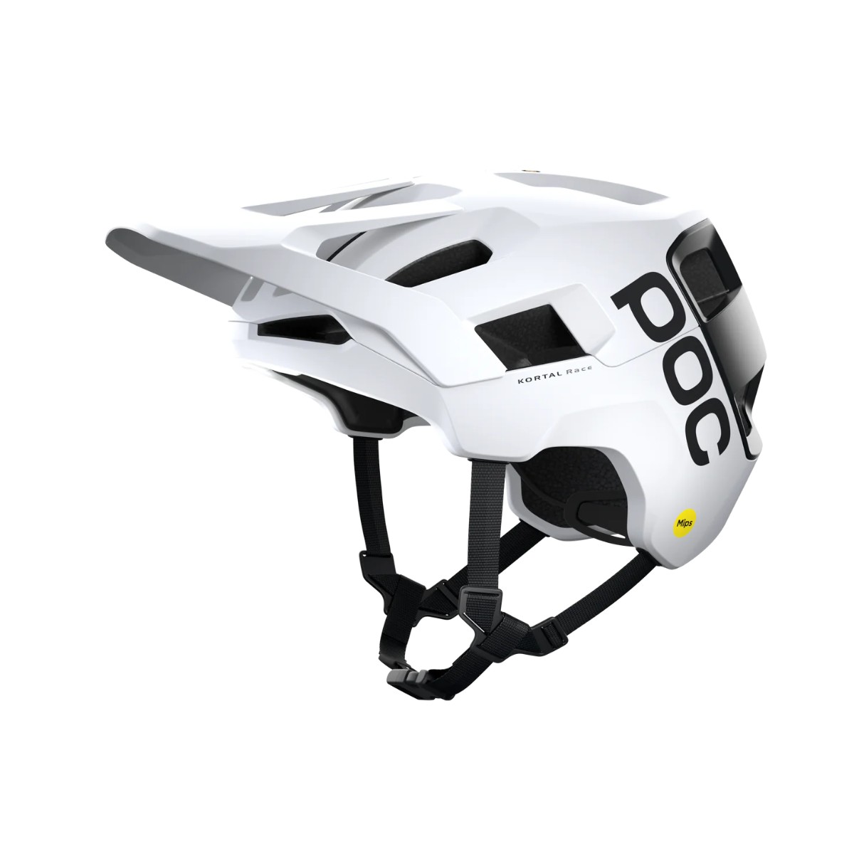 Mountain Bike günstig Kaufen-POC Kortal Race MIPS Helm Weiß Schwarz, Größe M. POC Kortal Race MIPS Helm Weiß Schwarz, Größe M <![CDATA[POC Kortal Race MIPS Helm Der POC Kortal Race MIPS Helm definiert die Sicherheit beim Mountainbiken mit seinem fortschr