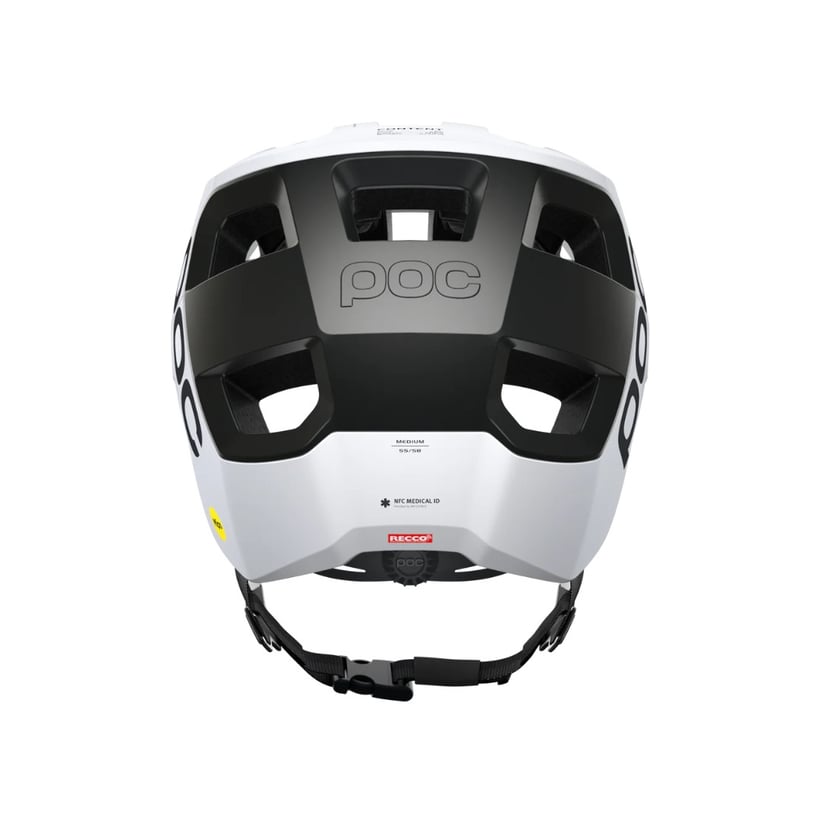 Capacete POC Kortal Race MIPS branco preto