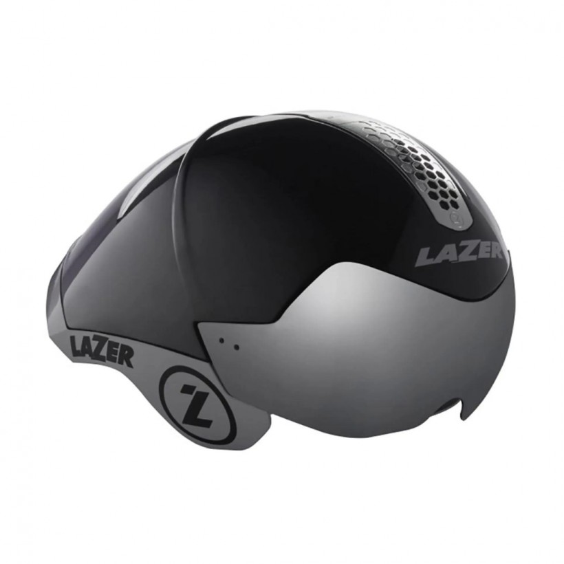 Capacete Lazer Wasp Air Tri preto prateado