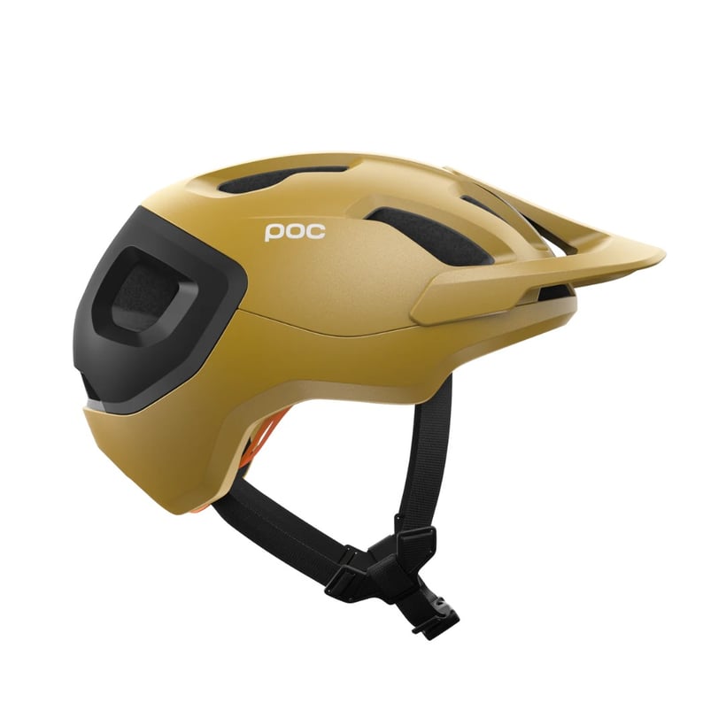 Casque POC Axion Race MIPS jaune foncé mat