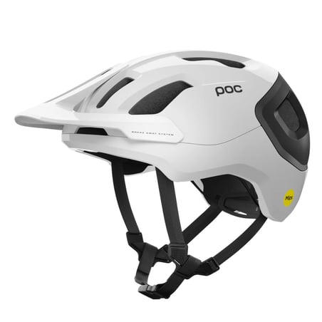 POC Axion Race MIPS Helm Wit Zwart