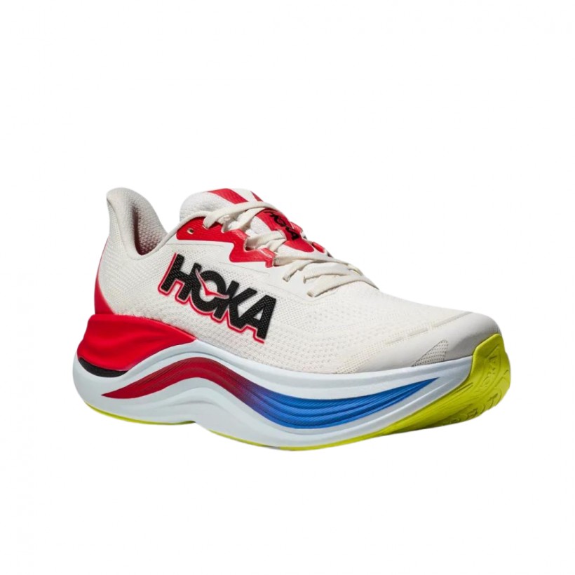 Hoka Skyward X White Red  Sneakers