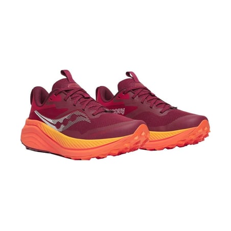 Zapatillas Saucony Xodus Ultra 3 Granate Naranja  Mujer