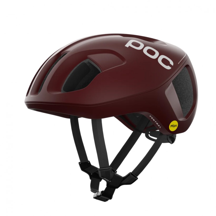 Kask POC Ventral MIPS Matowy Bordowy