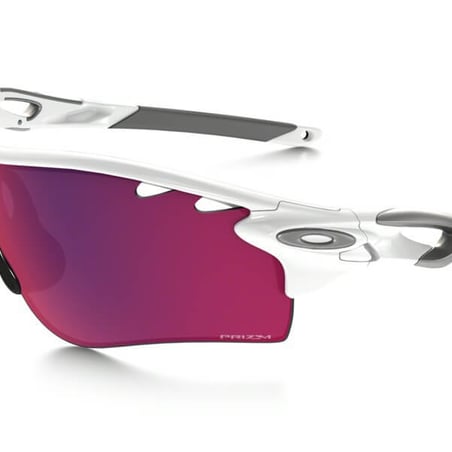Oakley Radarlock Path polished white Prizim glasses