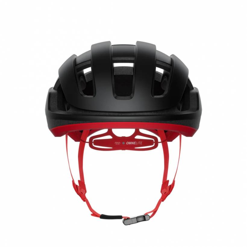 Capacete POC Omne Lite preto mate vermelho