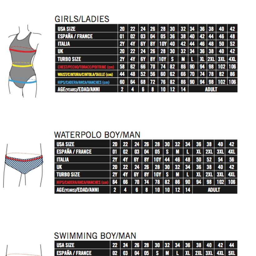 Origami-Badeanzug SS16 Damen Turbo