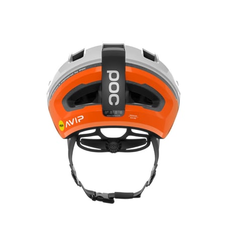 Casco POC Omne Beacon MIPS bianco arancione
