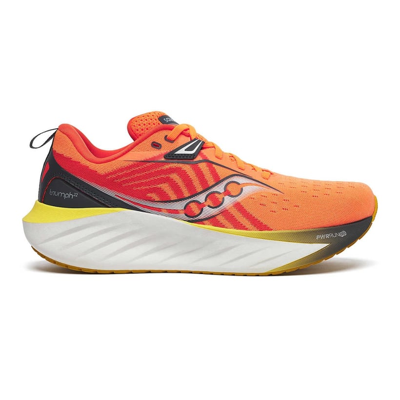 Saucony Triumph 22 Oranje Zwarte Sneakers