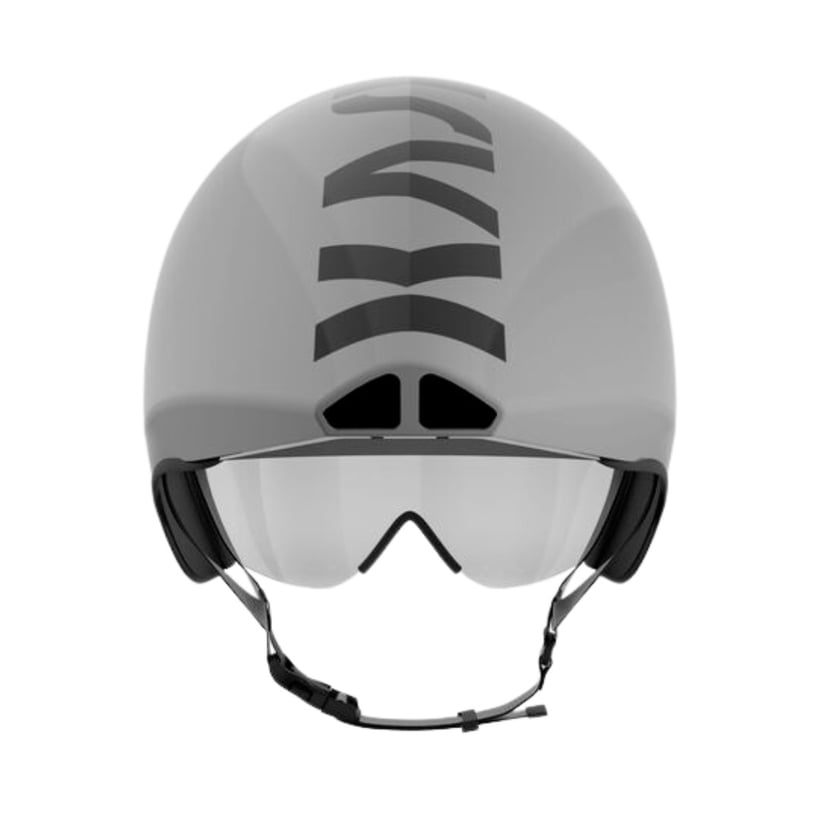 Kask Mistral Weiß Gelb Helm