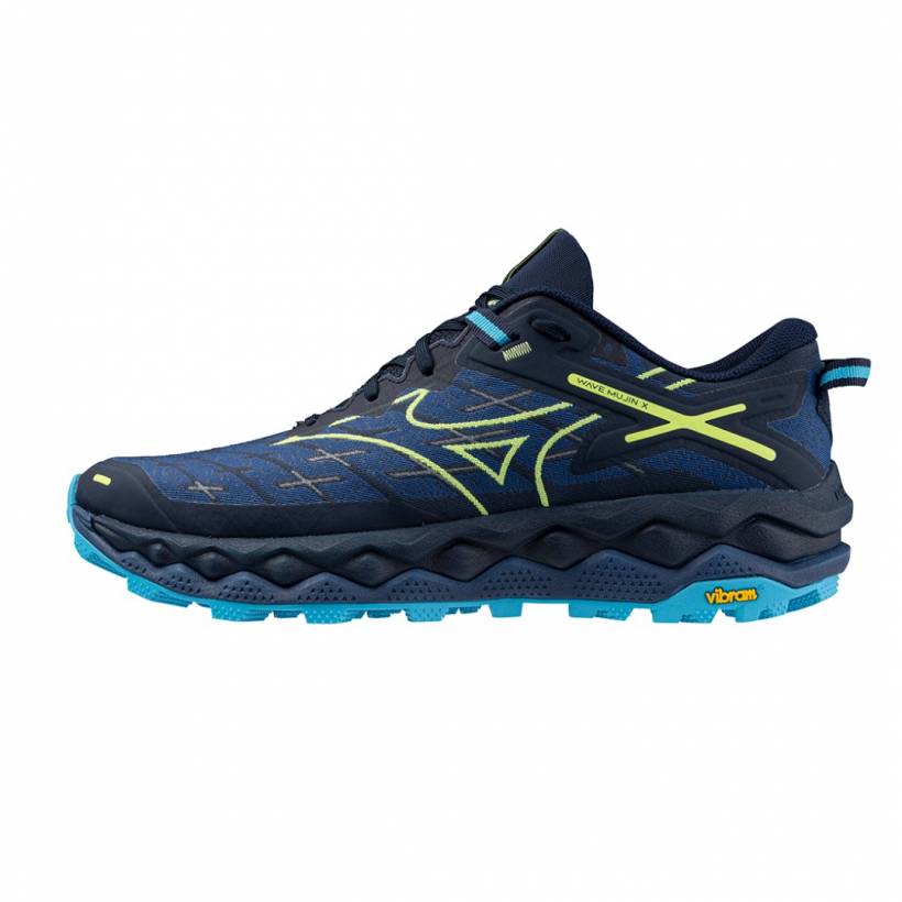Zapatillas Mizuno Wave Mujin 10 Azul Verde 