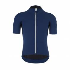 Q36.5 Dottore Grid Skin Kurzarmtrikot Marineblau