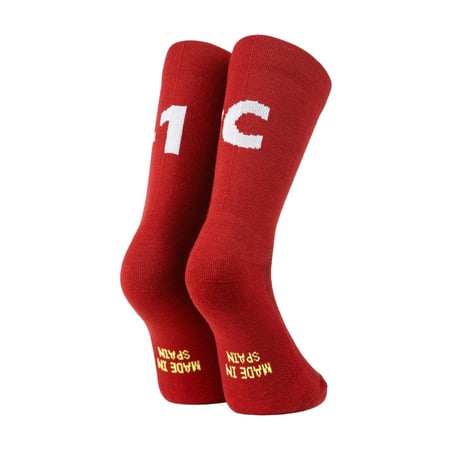 Calzini rossi piedi invernali Sporcks