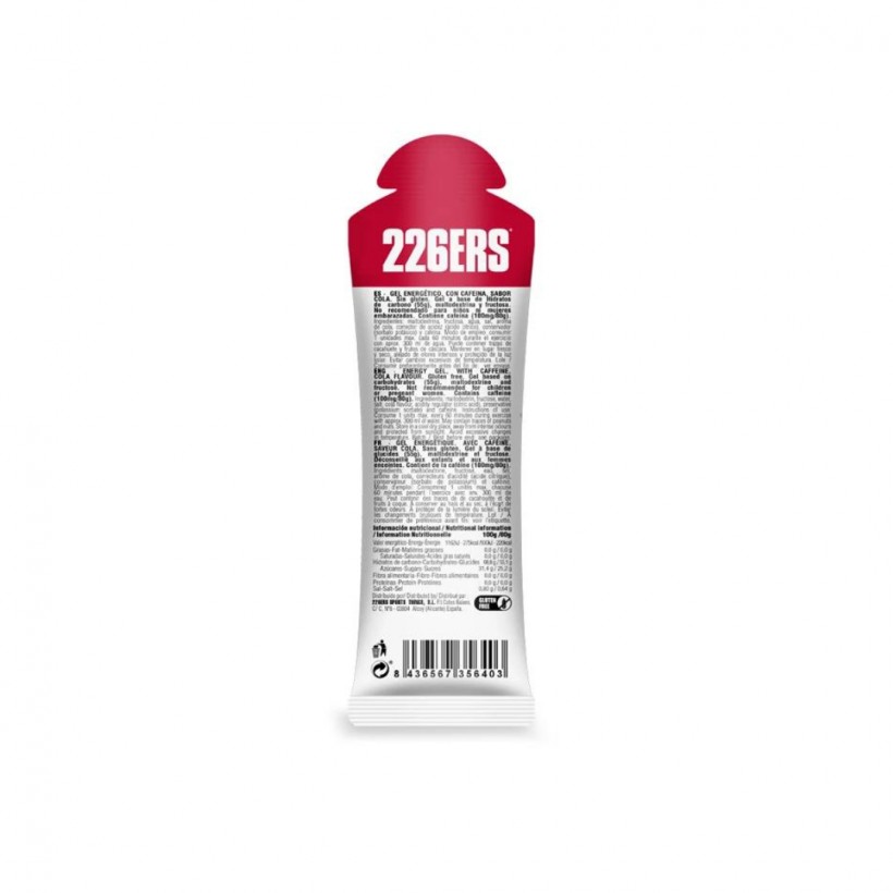 Energy Gel 226ers High Fructose Caffeine Cola 80g