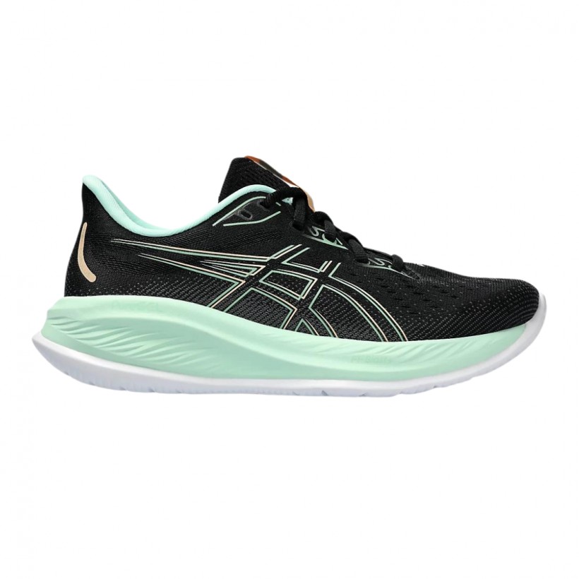 Asics Gel-Cumulus 26 Schwarz Grün  Damensneaker