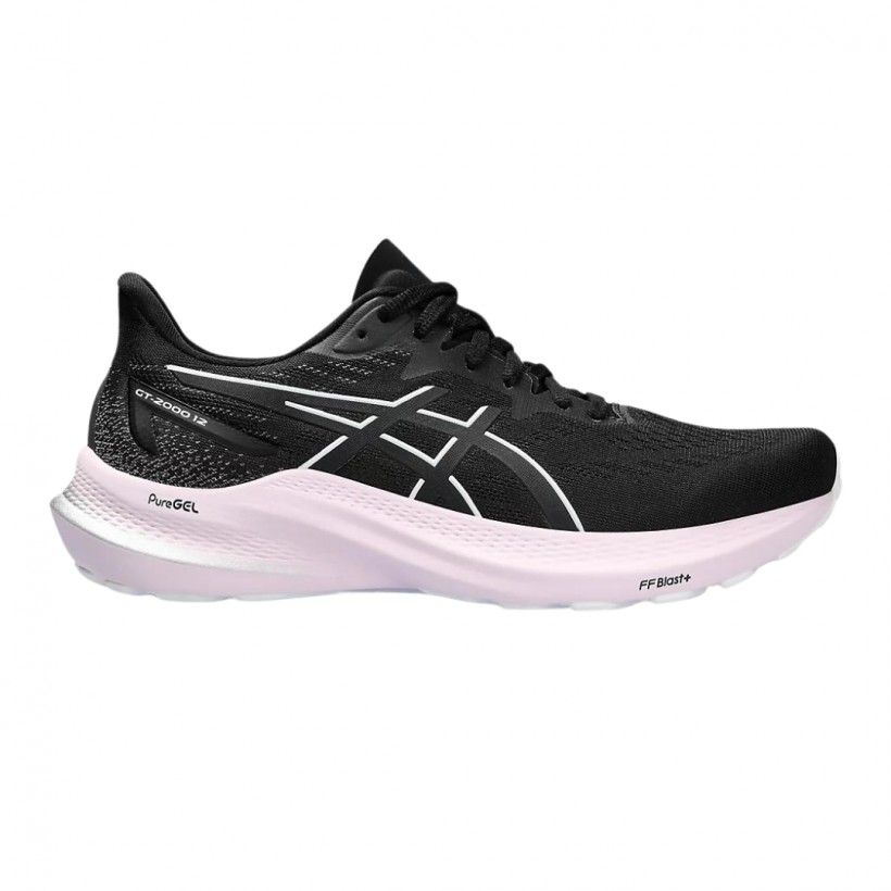 Buty Asics GT-2000 12 Czarny Biały  Damskie