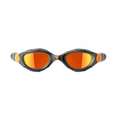 Óculos de natação Zoggs Predator Flex Titanium preto laranja