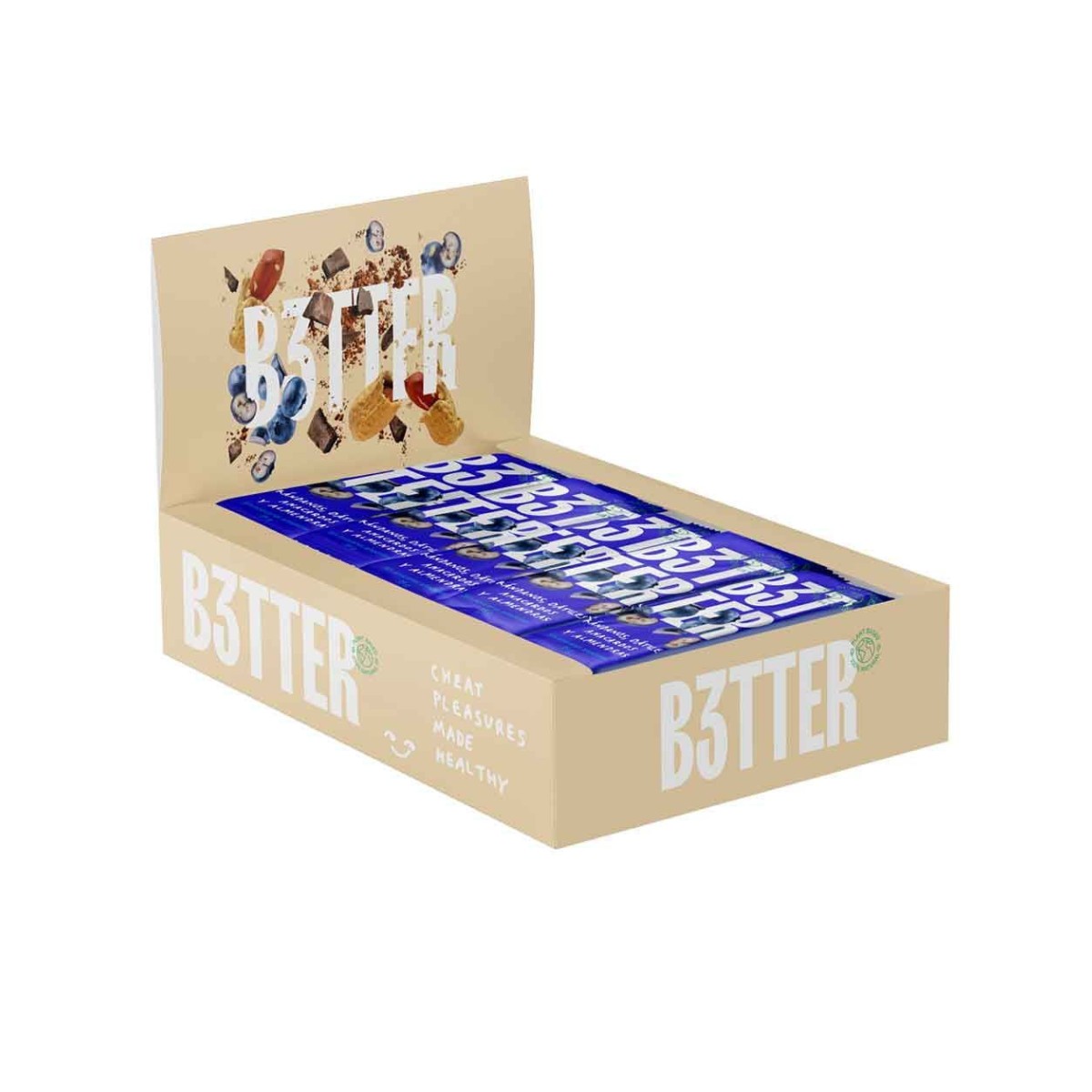 im Schach günstig Kaufen-Energieriegel B3TTER Heidelbeere 35g Schachtel 15 Einheiten. Energieriegel B3TTER Heidelbeere 35g Schachtel 15 Einheiten <![CDATA[B3TTER Blueberry Energy Bar 35g Box 15 Einheiten Genießen Sie einen köstlichen, gesunden Snack, wann immer Sie möchten. De