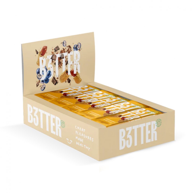 Barrita Energética B3TTER Cacahuete 35g Caja 15 Unidades