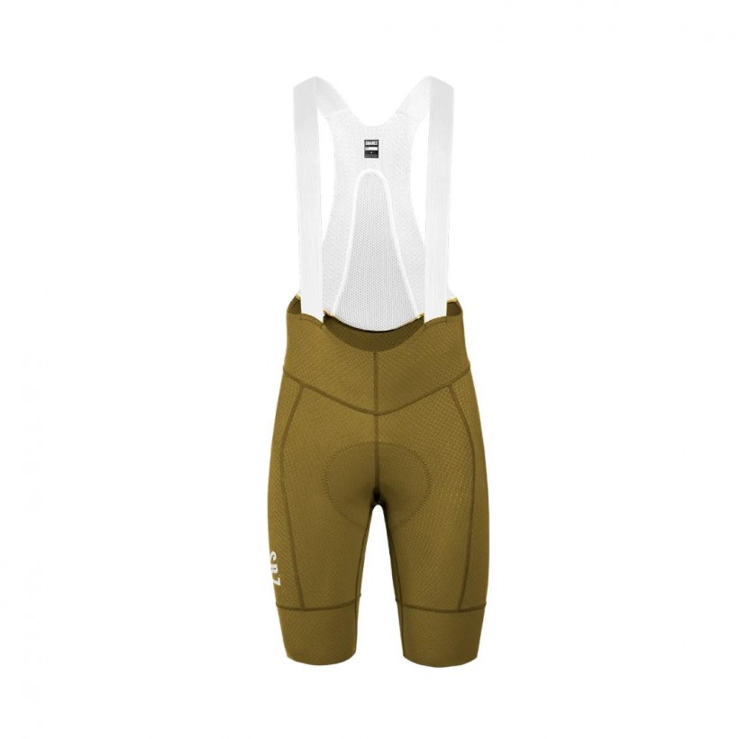 SUAREZ Pro Hard 2.3 Bib Shorts White Mustard