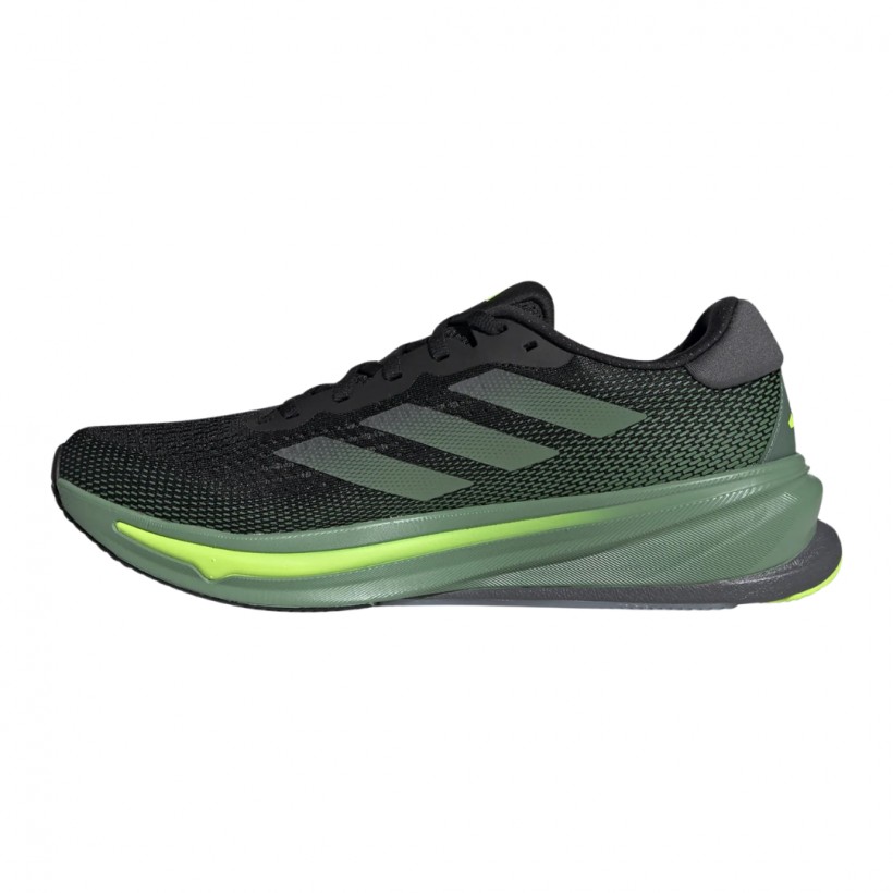 Adidas Supernova Rise Shoes Black Green 