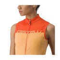 Velocissima Ärmelloses Trikot Orange Damen