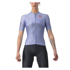 Castelli Aero Pro damesshirt met korte mouwen in paars