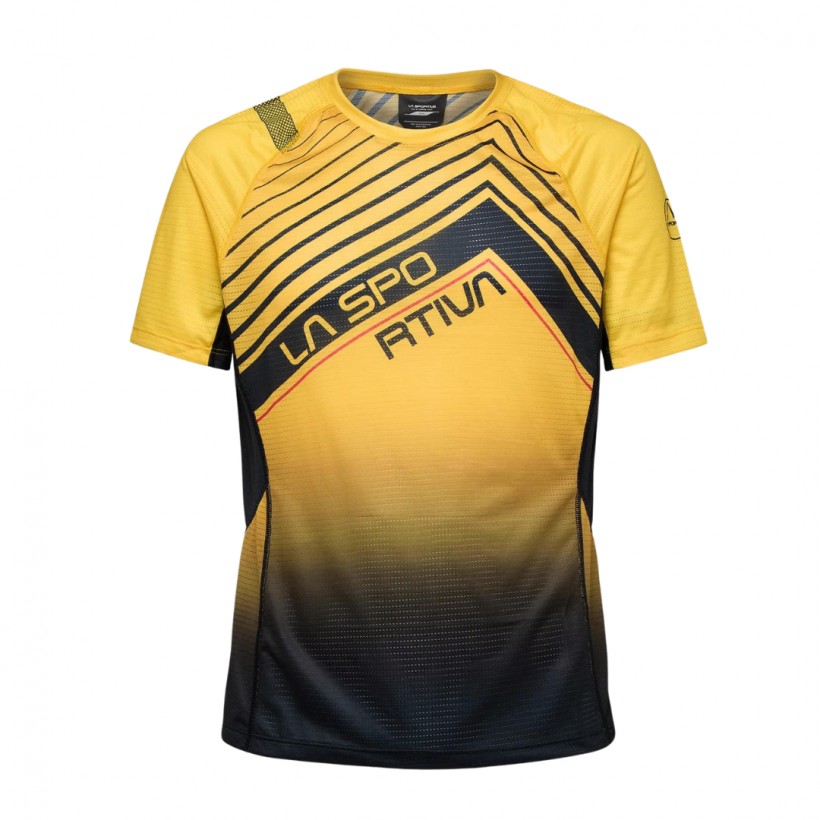 T-shirt manche courte La Sportiva Wave M jaune noir