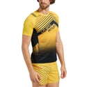 Camiseta La Sportiva Wave M Mangas Cortas Amarillo Negro