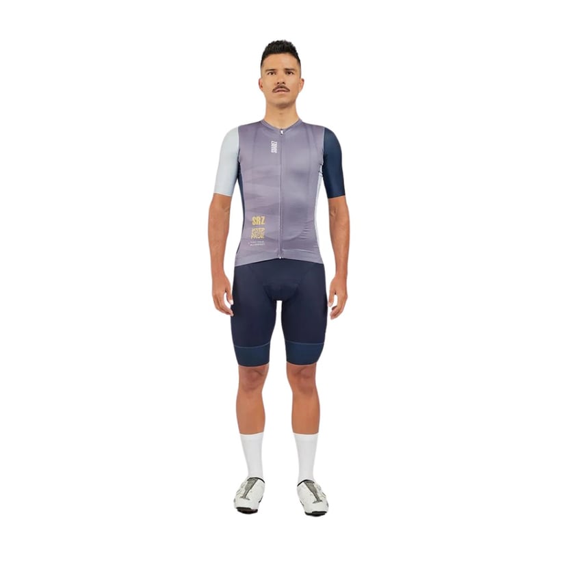 X-Over Space Agency Maillot de cyclisme d'été blanc
