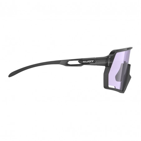 Rudy Project Kelion Czarne błyszczące okulary Impactx™ Fotochromowe 2 Laserowo-fioletowe