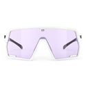 Rudy Project Kelion White Gloss Impactx™ Photochromic 2 Laser Purple Glasses