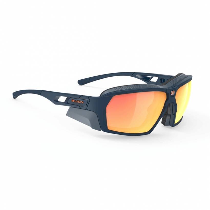 Rudy Project Agent Q Blue Navy Avio Matte Multilaser Orange Glasses
