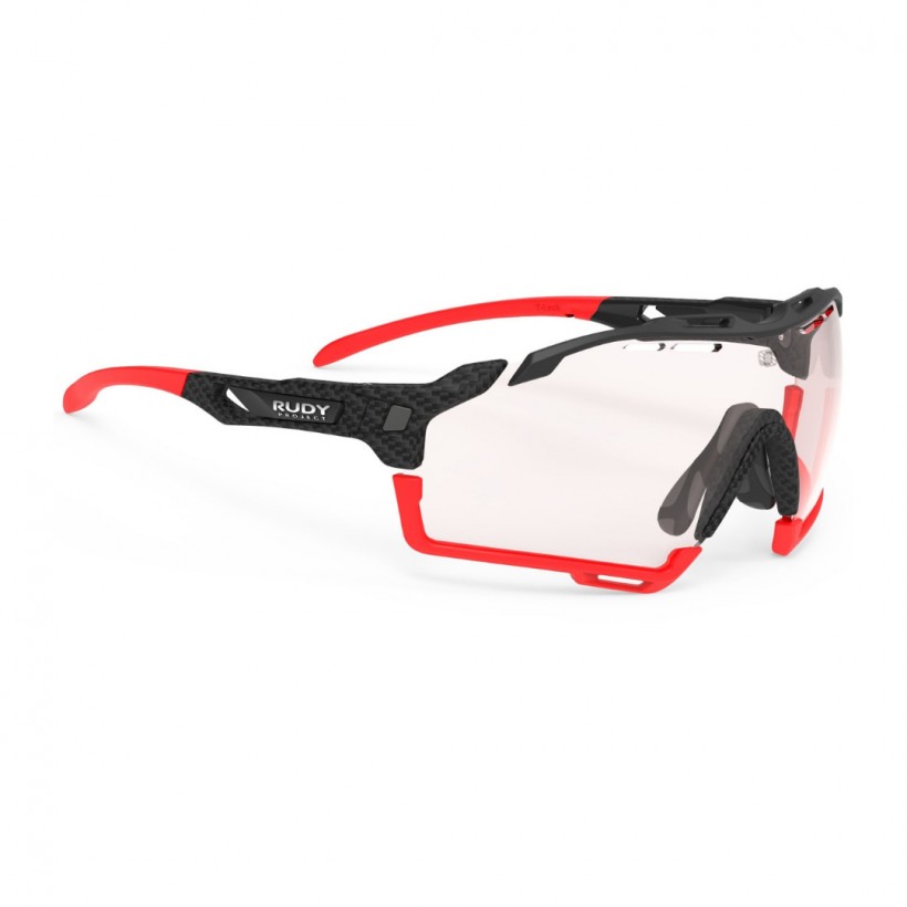 Occhiali Rudy Project Cutline Impactx Fotocromatici Nero Rosso