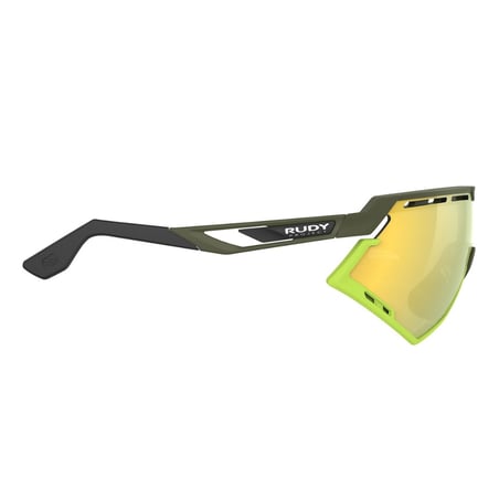 Rudy Project Defender Multilaser Matte Olive Yellow Glasses