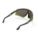 Rudy Project Defender Multilaser Matte Olive Yellow Glasses
