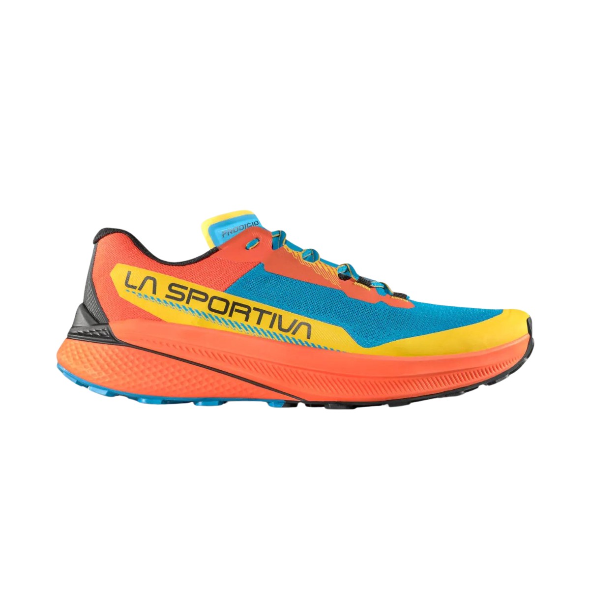 XF 46  günstig Kaufen-La Sportiva Prodigio Orange-blaue Turnschuhe, Größe 46 - EUR. La Sportiva Prodigio Orange-blaue Turnschuhe, Größe 46 - EUR <![CDATA[La Sportiva Prodigio-Turnschuhe Revolutionäres Produkt für die Ultra-Trail-Welt von La Sportiva. Entw