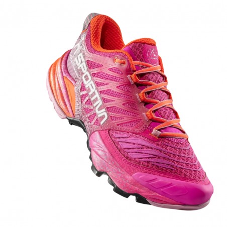 Baskets La Sportiva Akasha II rose orange pour femme