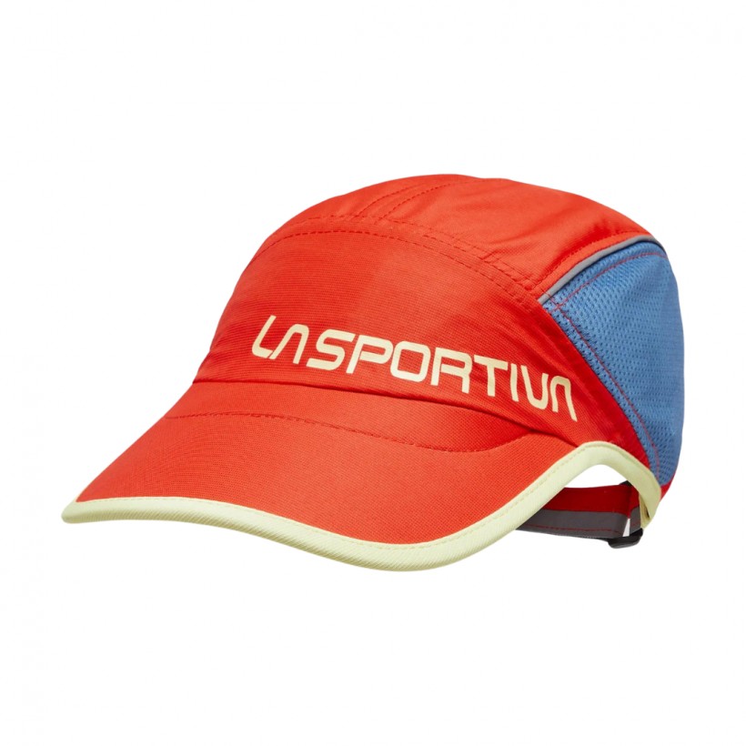 Czapka z daszkiem La Sportiva w kolorze czerwono-niebieskim