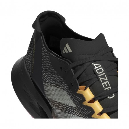 Adidas Adizero Boston 12 Black Orange  Women's Shoes
