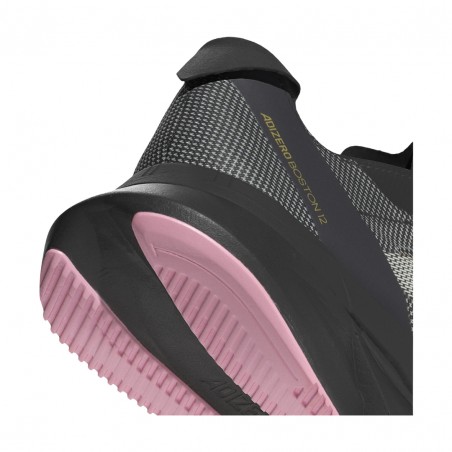 Adidas Adizero Boston 12 Black Orange  Women's Shoes