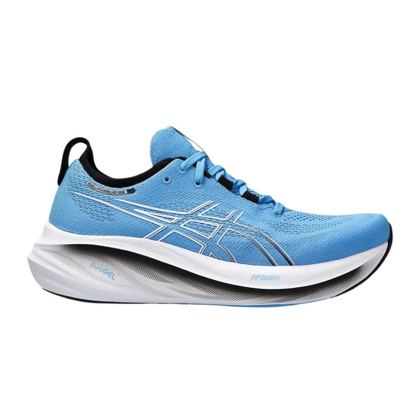 Buty Asics Gel-Nimbus 26 Niebiesko-Białe 