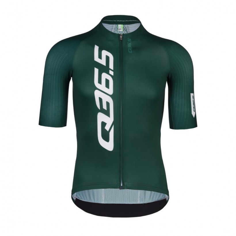 Q36.5 Gregarius Pro Signature Kurzarmtrikot Dunkelgrün
