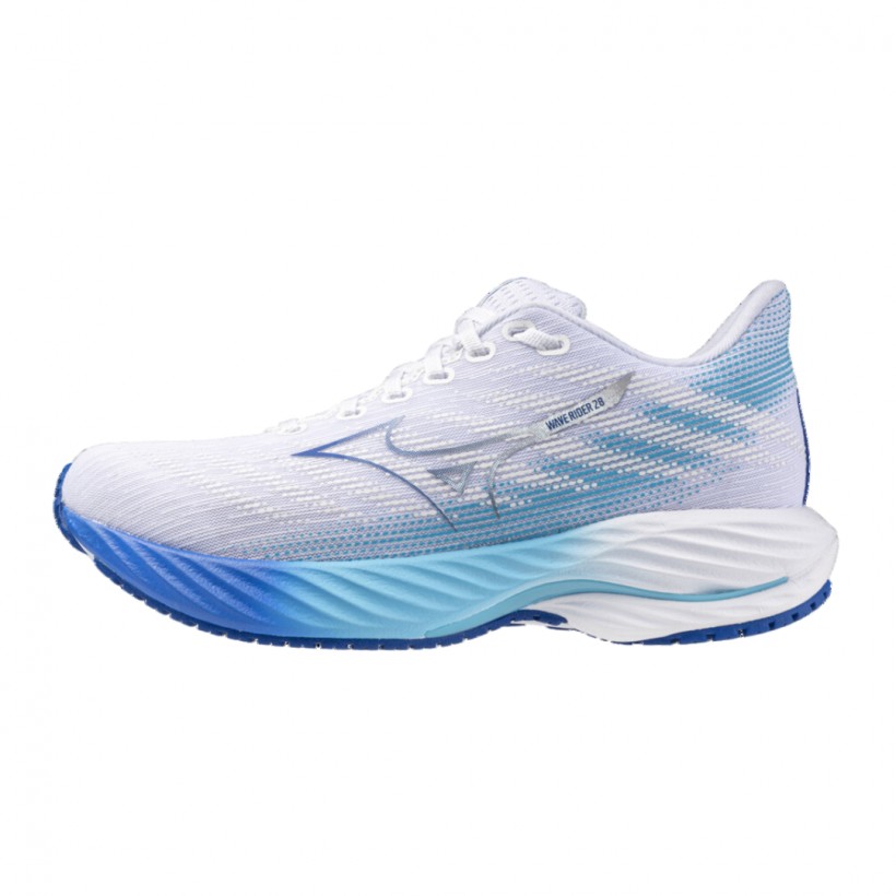 Buty damskie Mizuno Wave Rider 28 niebiesko-białe