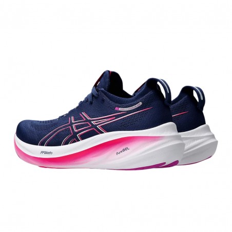 Zapatillas Asics Gel-Nimbus 26 Azul Marino Rosa Mujer